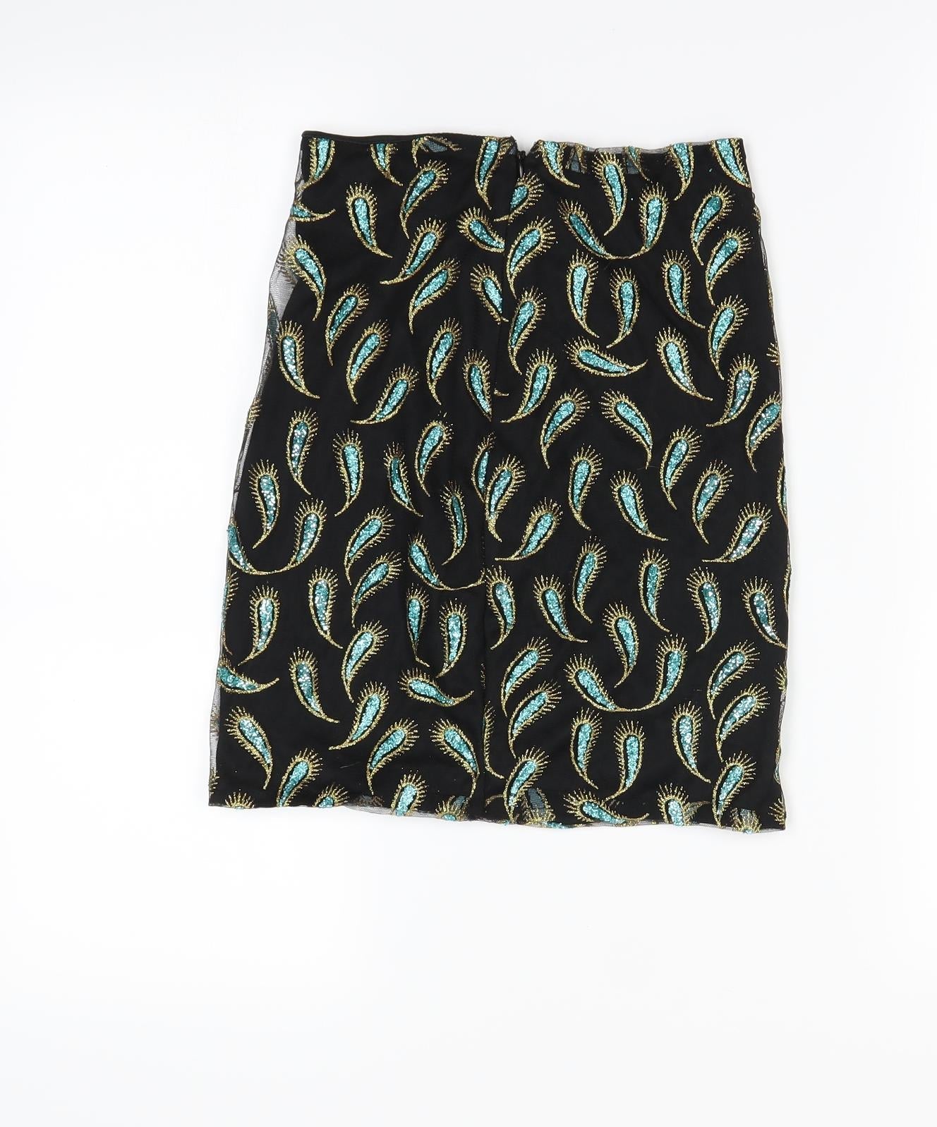 Womens UK Size S Preworn Mini  Skirt