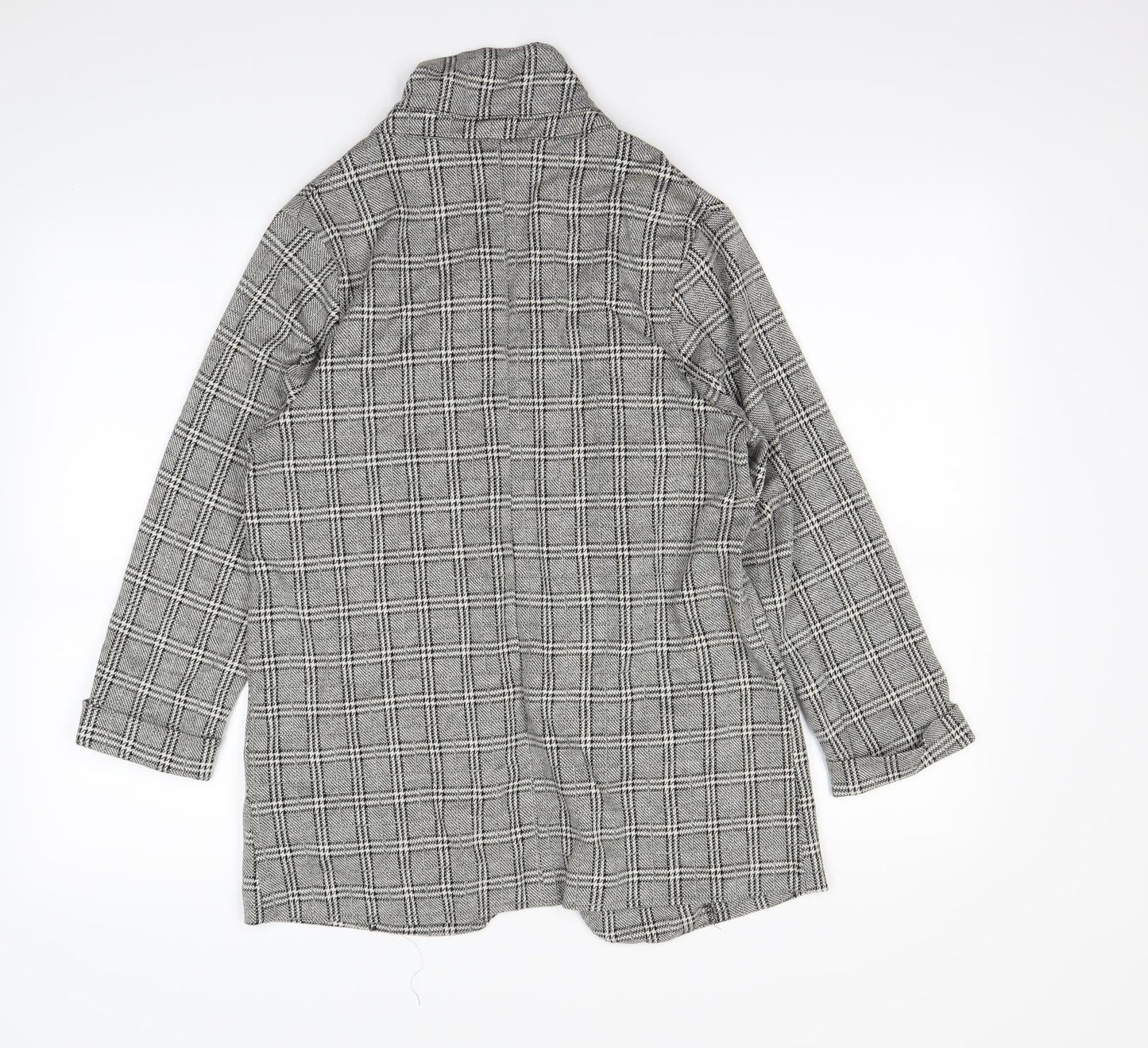 new look  Womens Black Check  Jacket  Size 10