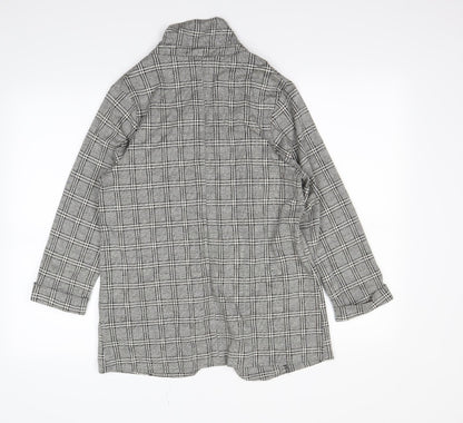 new look  Womens Black Check  Jacket  Size 10