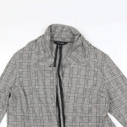 new look  Womens Black Check  Jacket  Size 10