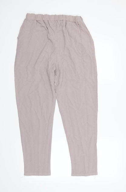Boohoo Womens Grey   Dress Pants Trousers Size 10 L27 in