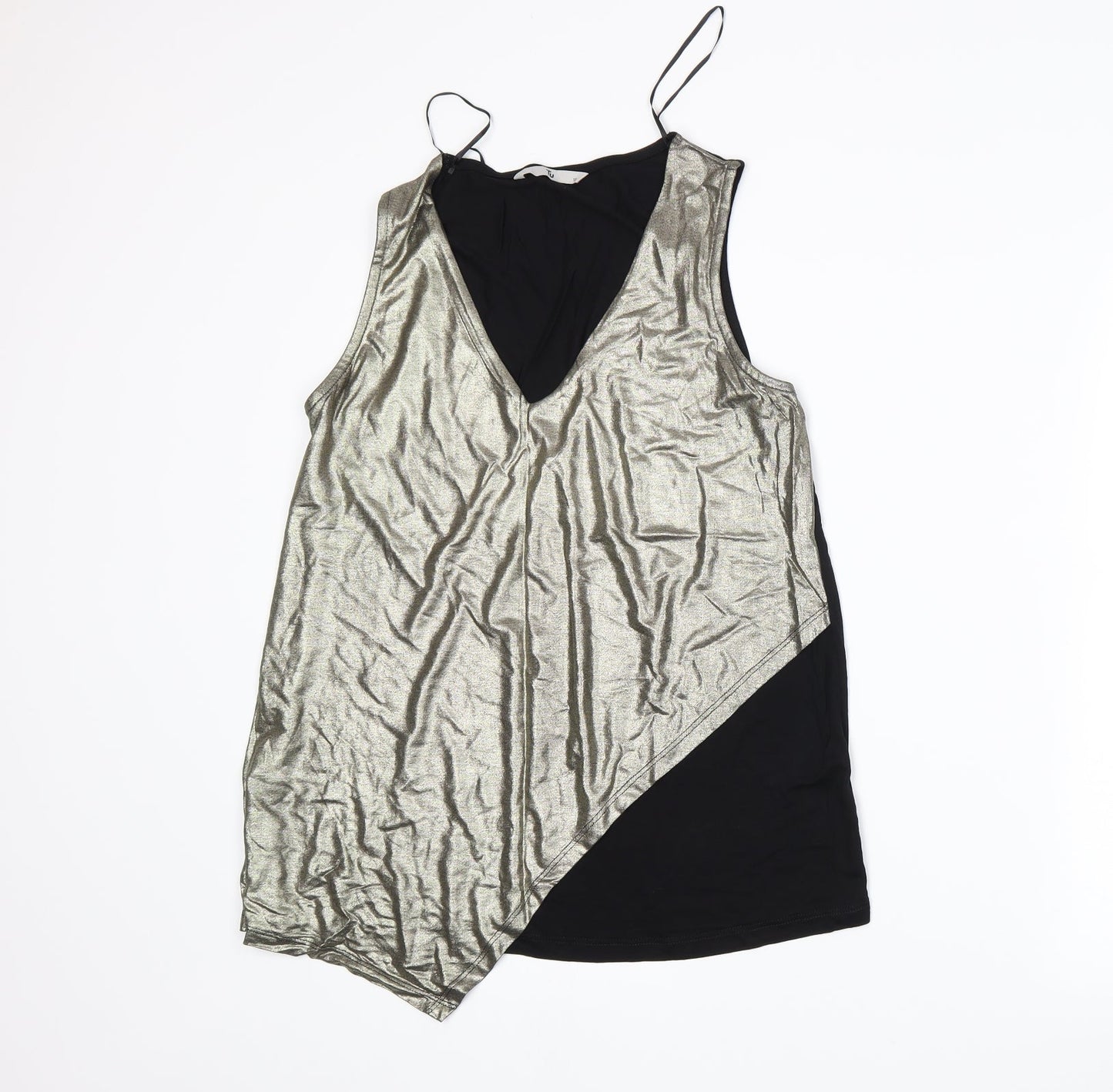 TU Womens Gold   Basic Tank Size 12