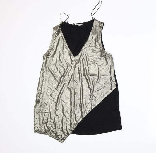 TU Womens Gold   Basic Tank Size 12