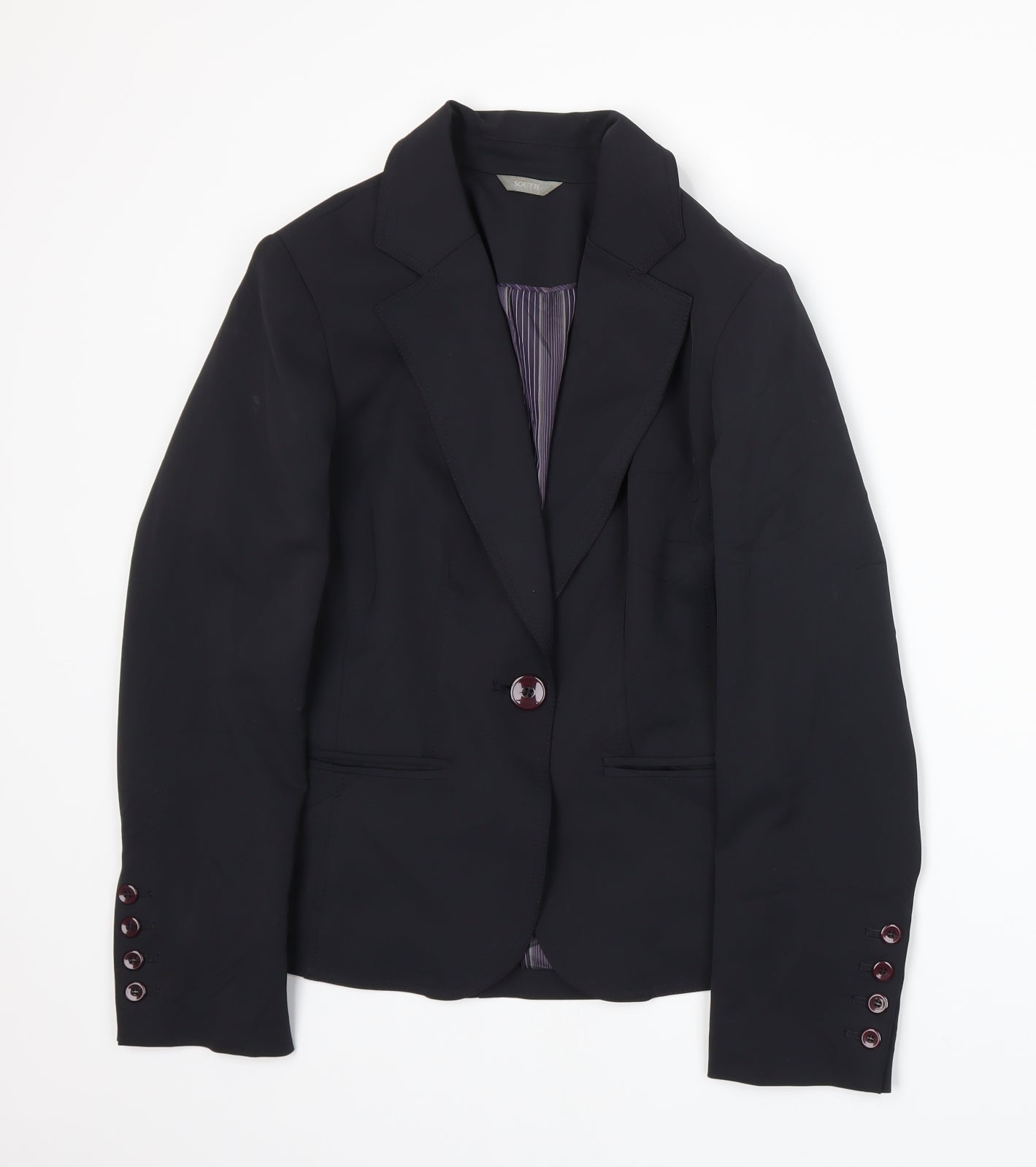 South Womens Blue   Jacket Suit Jacket Size 8