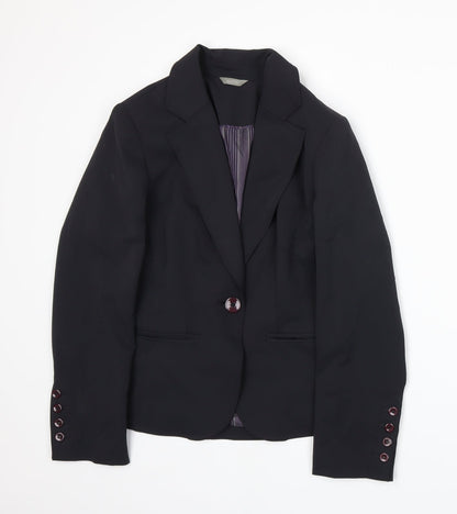 South Womens Blue   Jacket Suit Jacket Size 8