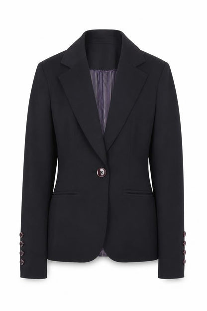 Womens UK Size 8 South Regular Blue Suit Jacket