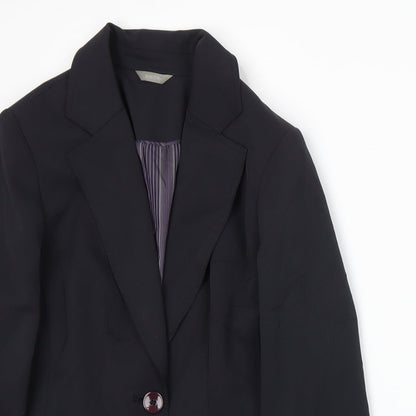South Womens Blue   Jacket Suit Jacket Size 8