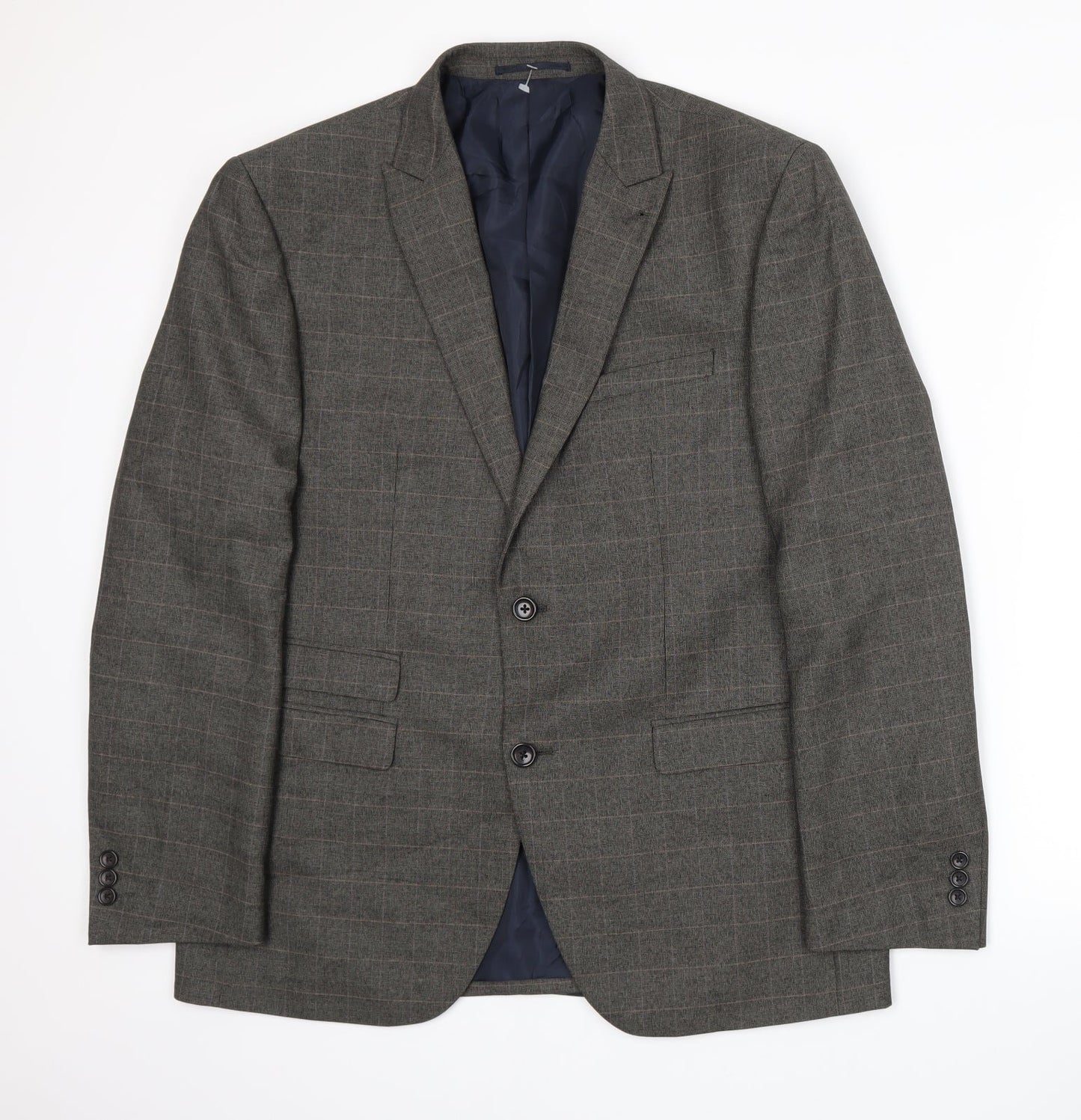 Mens UK Size L NEXT Regular Grey Suit Jacket
