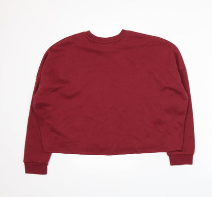 Primark Womens Red   Pullover Sweatshirt Size XS