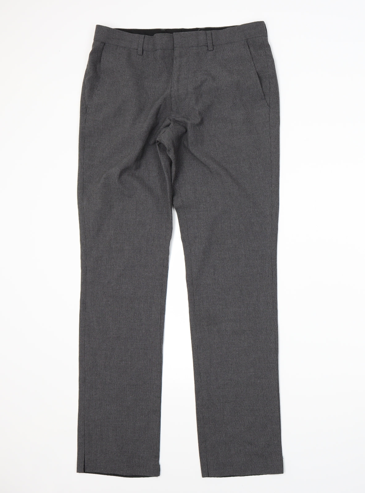 Mens UK Size 30 Cedar Wood State Regular Fit  Grey Trousers