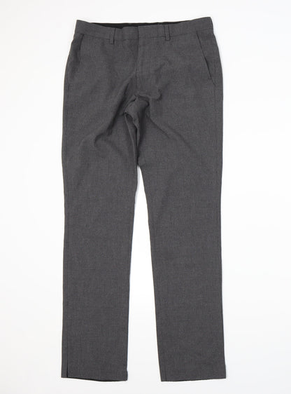 Mens UK Size 30 Cedar Wood State Regular Fit  Grey Trousers