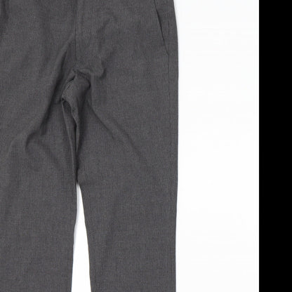 Mens UK Size 30 Cedar Wood State Regular Fit  Grey Trousers