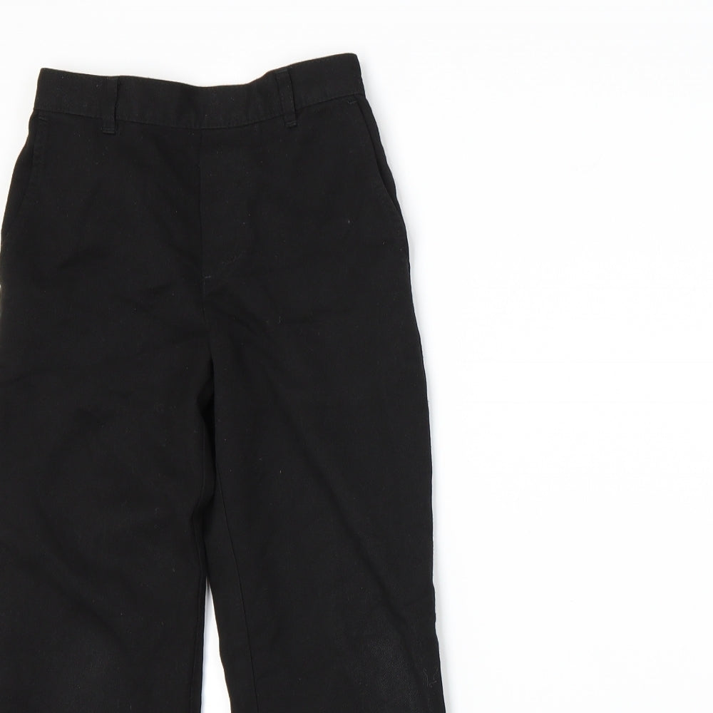 George Girls Black   Dress Pants Trousers Size 6-7 Years