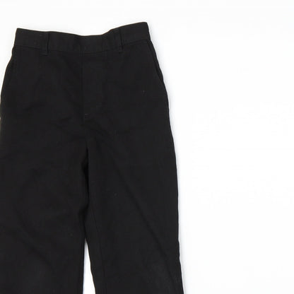 George Girls Black   Dress Pants Trousers Size 6-7 Years