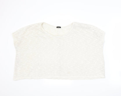River Island Womens White   Pullover Jumper Size 10