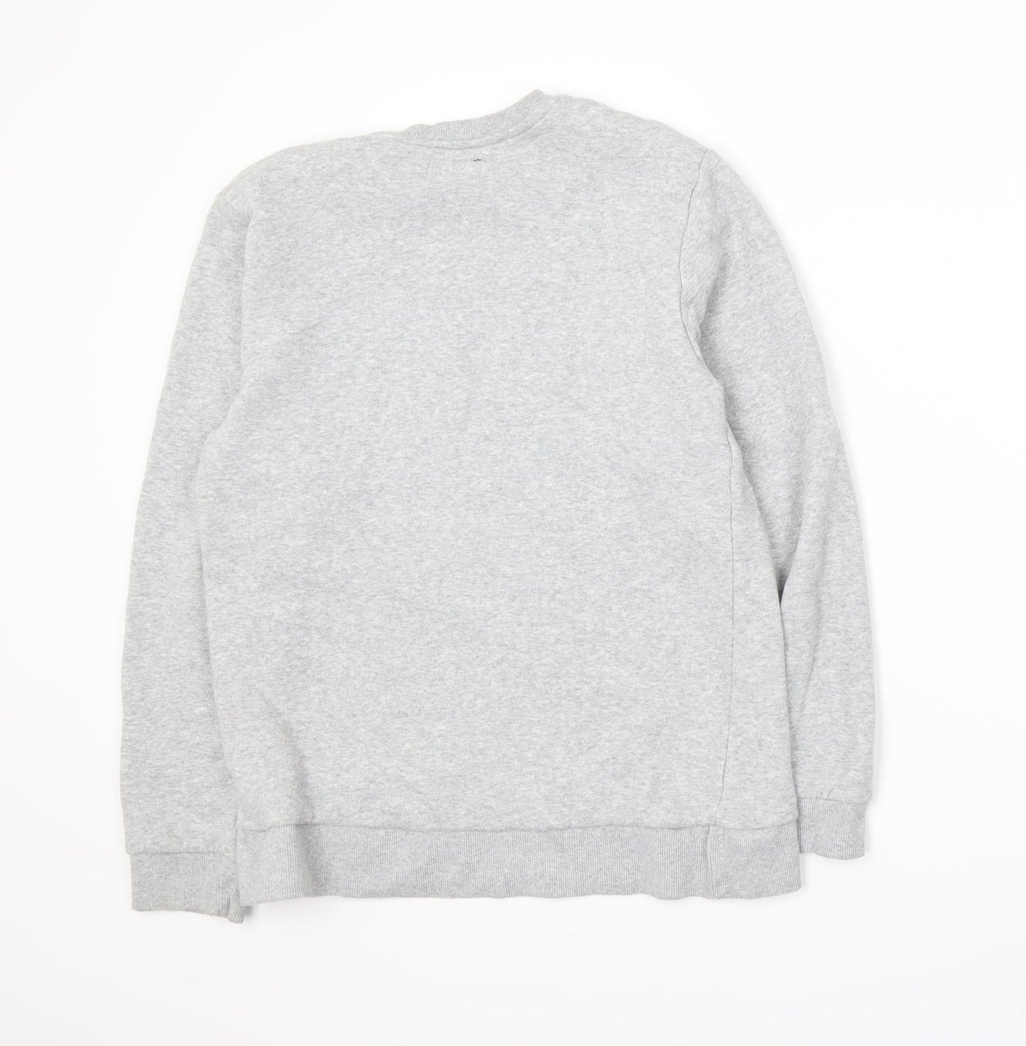 Mens UK Size S F&F Grey Pullover Sweatshirt