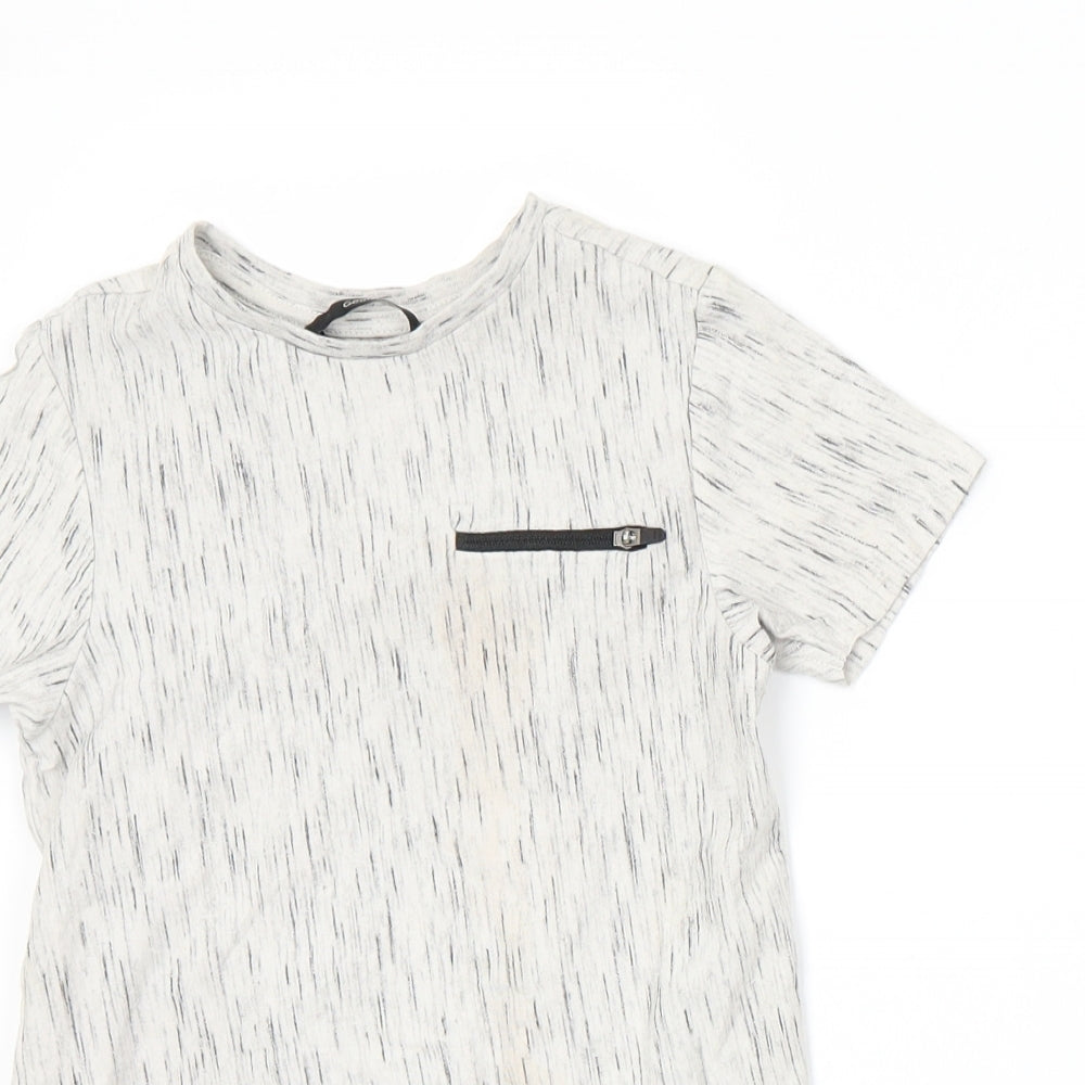 George Boys Grey   Basic T-Shirt Size 4-5 Years