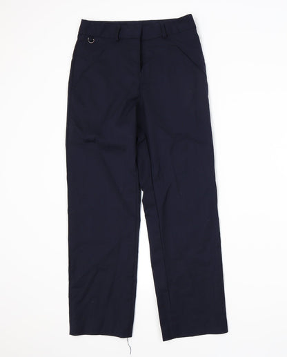 Womens UK Size 6 Preworn Regular Fit  Blue Trousers