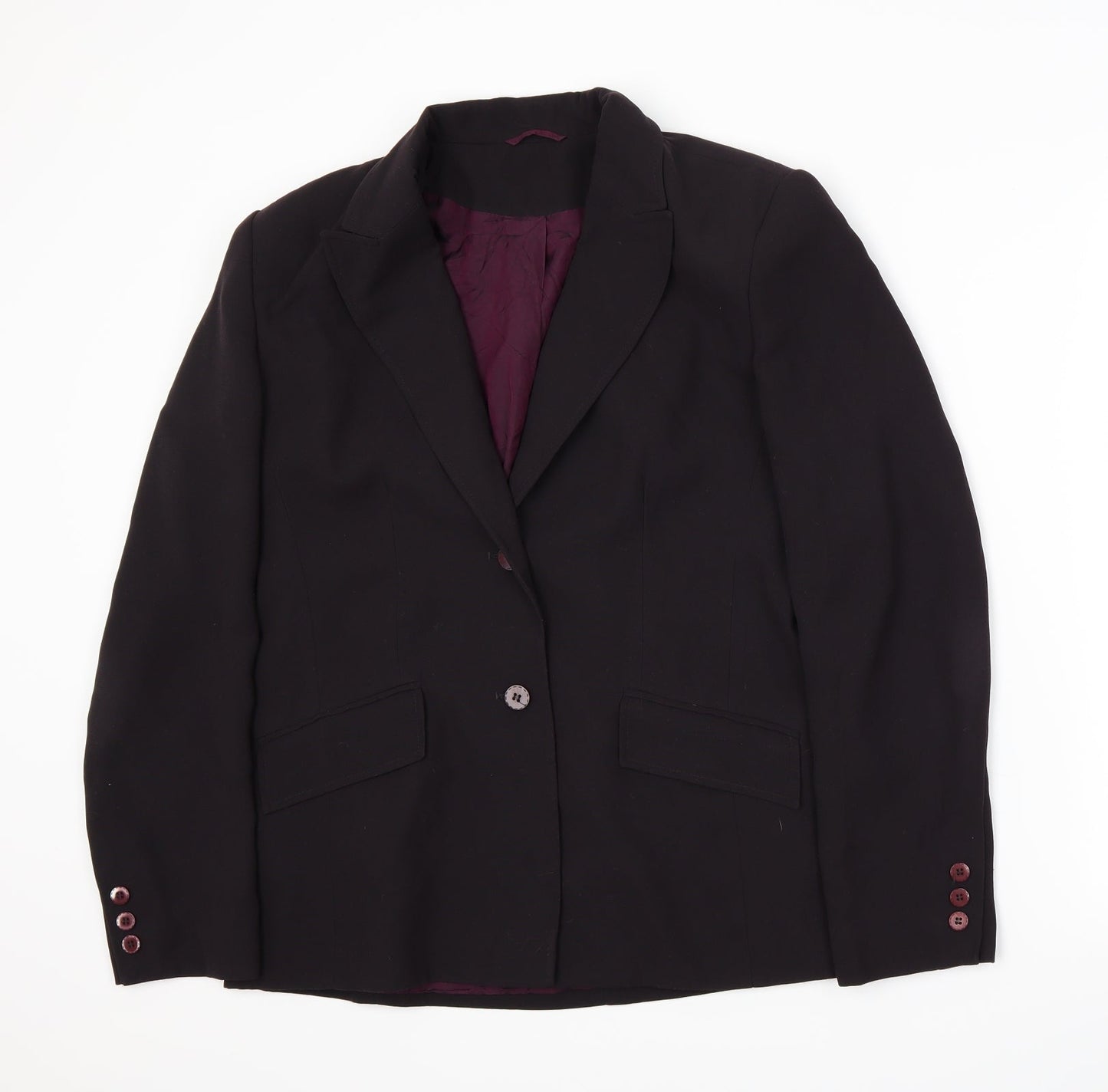 Berkertex Womens Purple   Jacket Suit Jacket Size 14