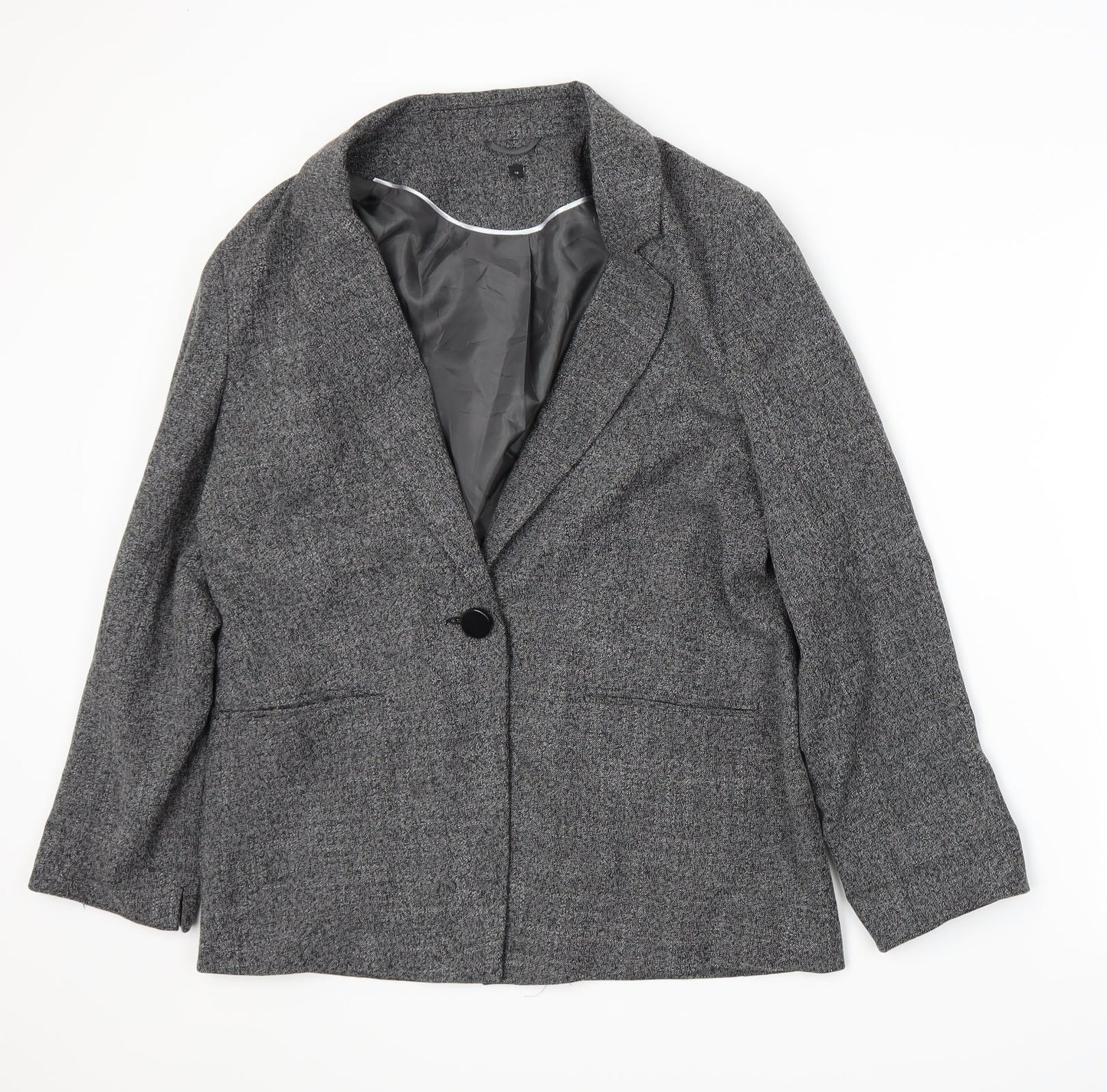 M&Co Womens Grey   Jacket Suit Jacket Size 12