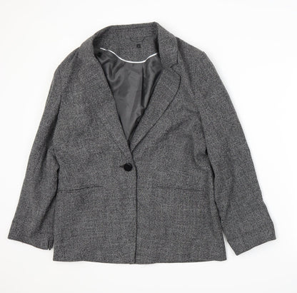 M&Co Womens Grey   Jacket Suit Jacket Size 12
