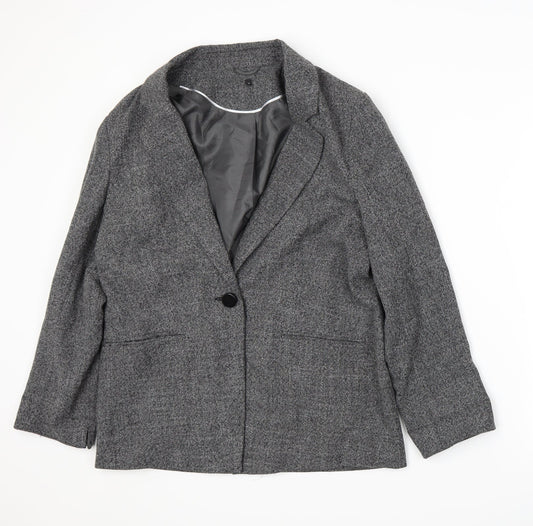 M&Co Womens Grey   Jacket Suit Jacket Size 12