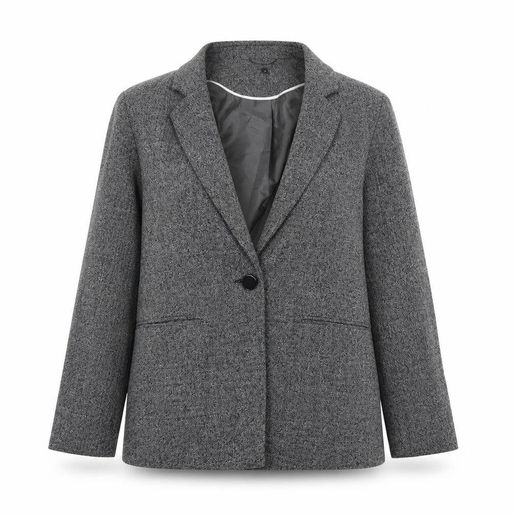 Womens UK Size 12 M&Co Regular Grey Suit Jacket