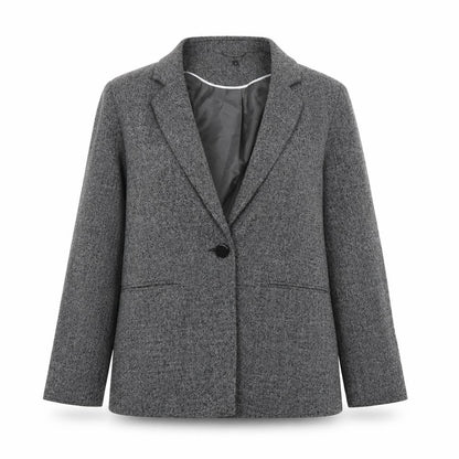 Womens UK Size 12 M&Co Regular Grey Suit Jacket
