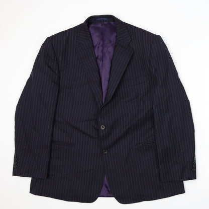Mens UK Size XL Paul Costelloe Regular Blue Suit Jacket