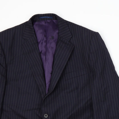 Mens UK Size XL Paul Costelloe Regular Blue Suit Jacket