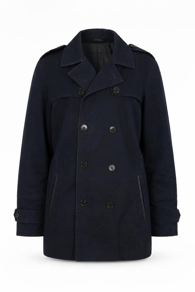 Womens UK Size S River Island Blue Overcoat
