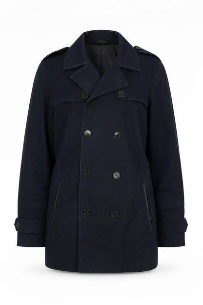 Womens UK Size S River Island Blue Overcoat
