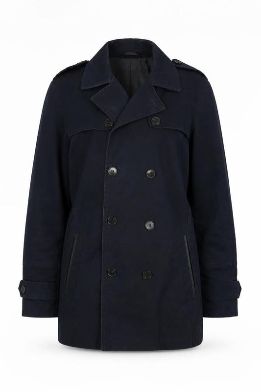 Womens UK Size S River Island Blue Overcoat