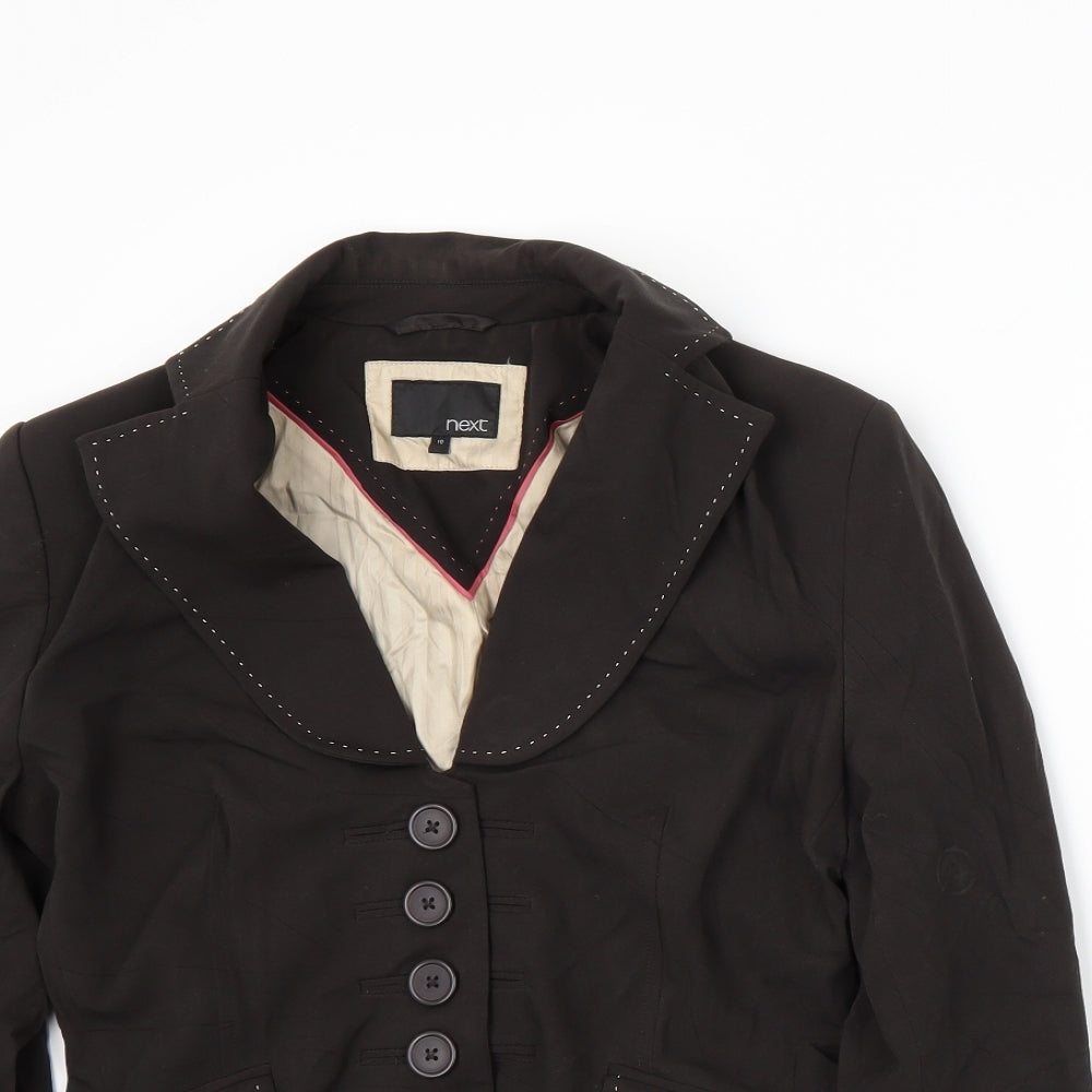 NEXT Womens Brown   Jacket Suit Jacket Size 10