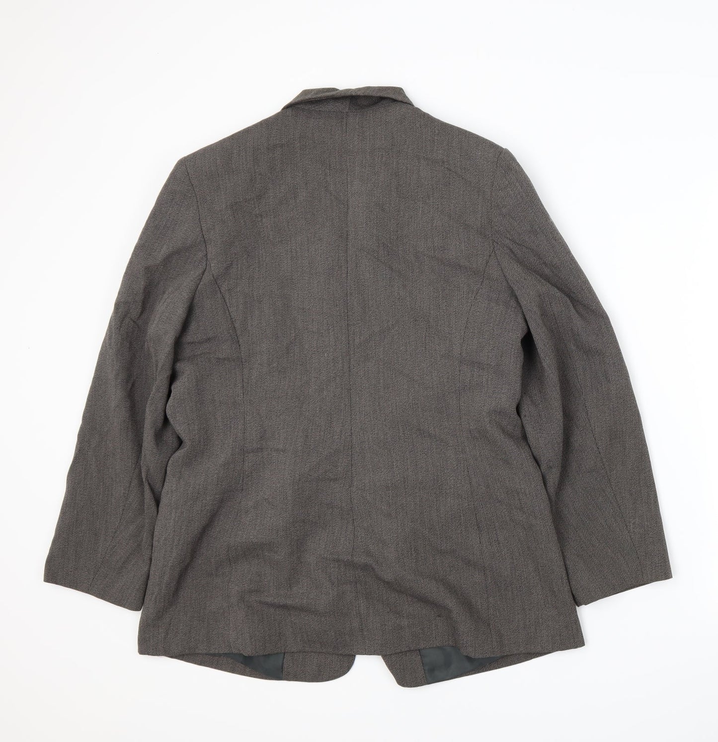 BHS Womens Grey Batik  Jacket Suit Jacket Size 16