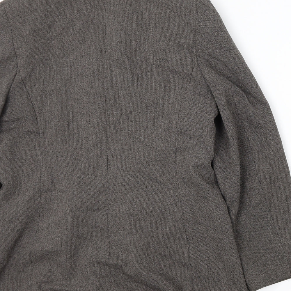 BHS Womens Grey Batik  Jacket Suit Jacket Size 16
