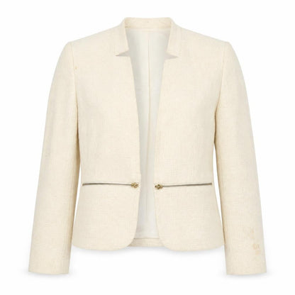 Mango Womens Beige   Jacket Suit Jacket Size S