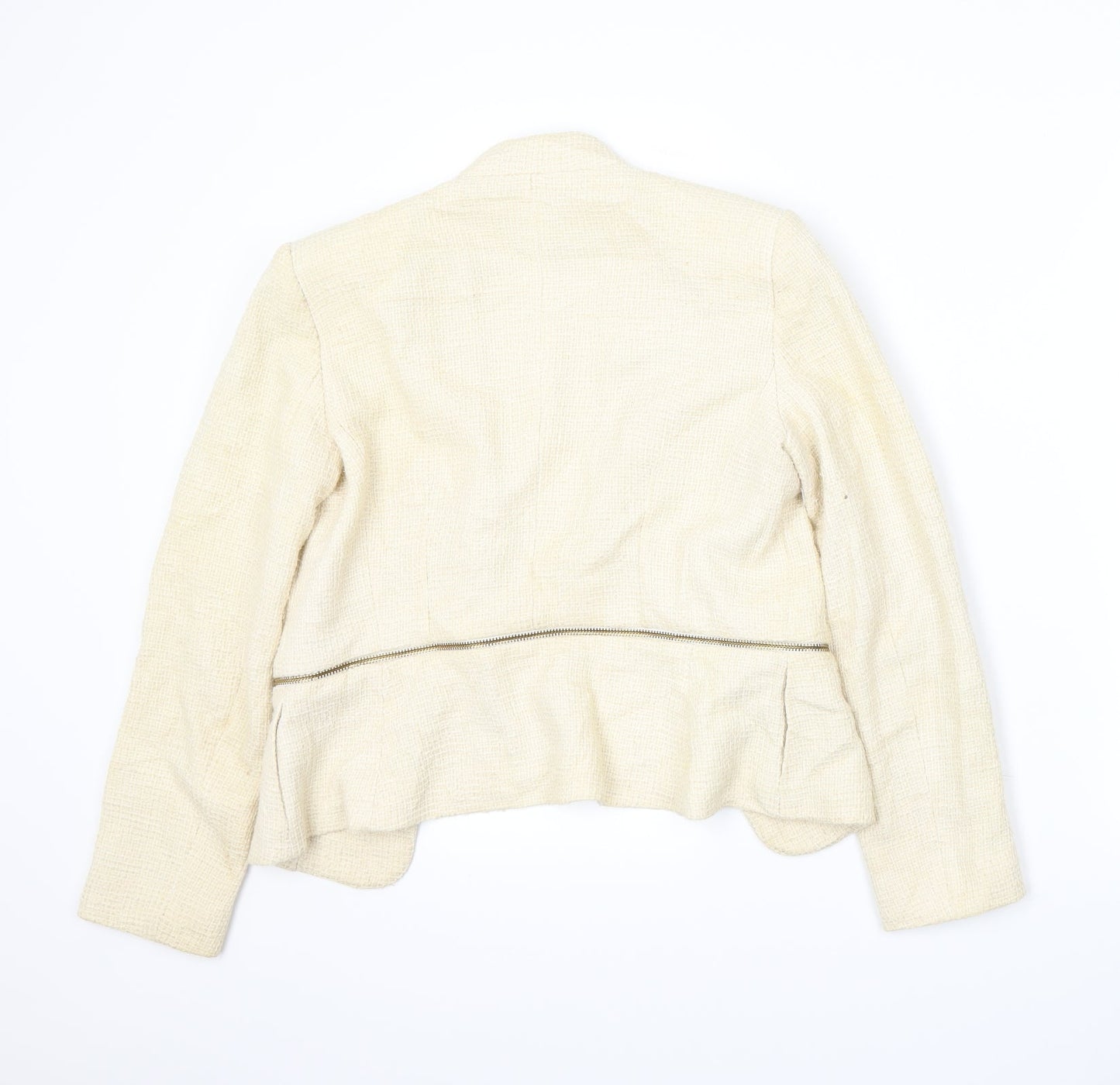 Mango Womens Beige   Jacket Suit Jacket Size S