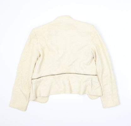 Mango Womens Beige   Jacket Suit Jacket Size S