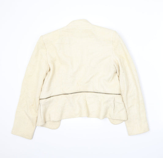 Mango Womens Beige   Jacket Suit Jacket Size S