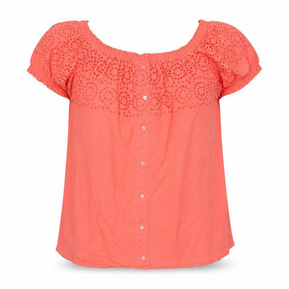 Womens UK Size 10 George Orange Basic Blouse
