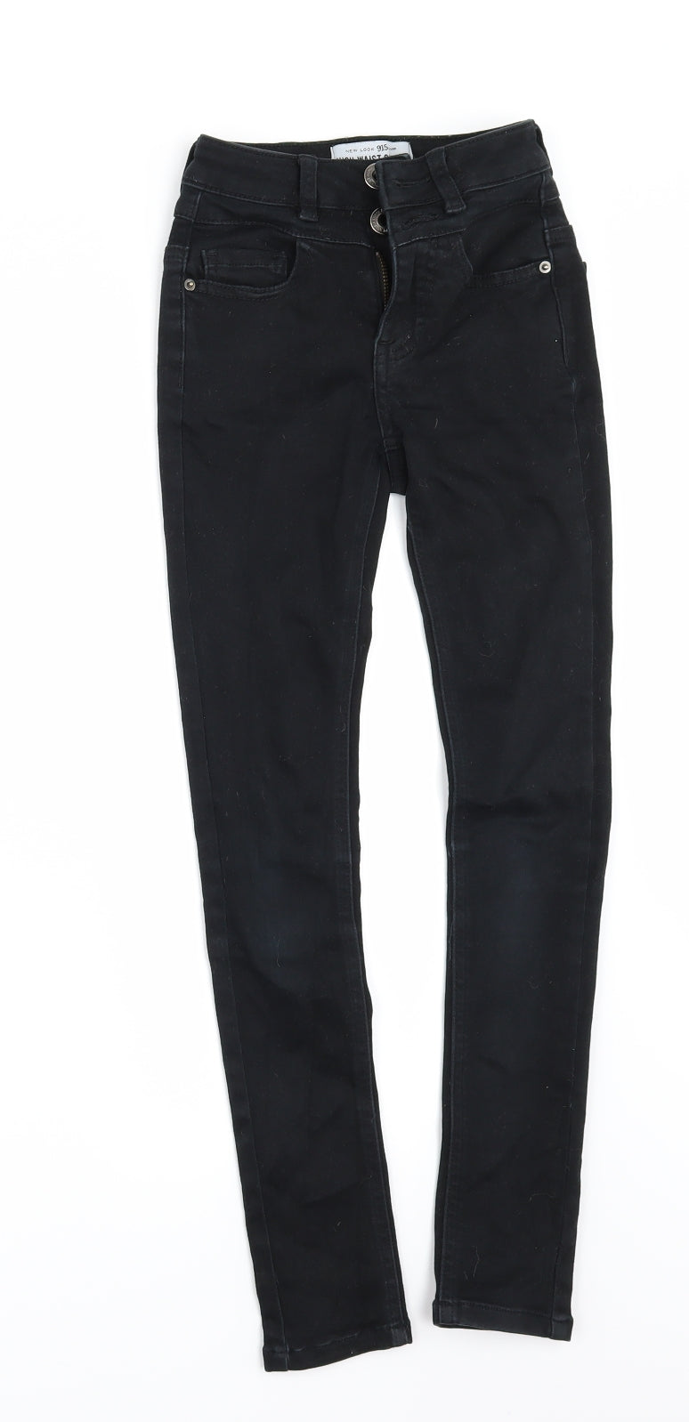 New Look Girls Black  Denim Skinny Jeans Size 9 Years