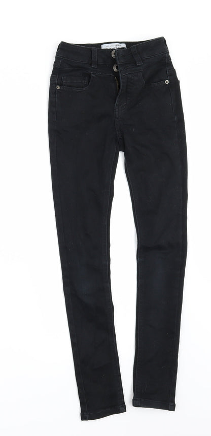 New Look Girls Black  Denim Skinny Jeans Size 9 Years