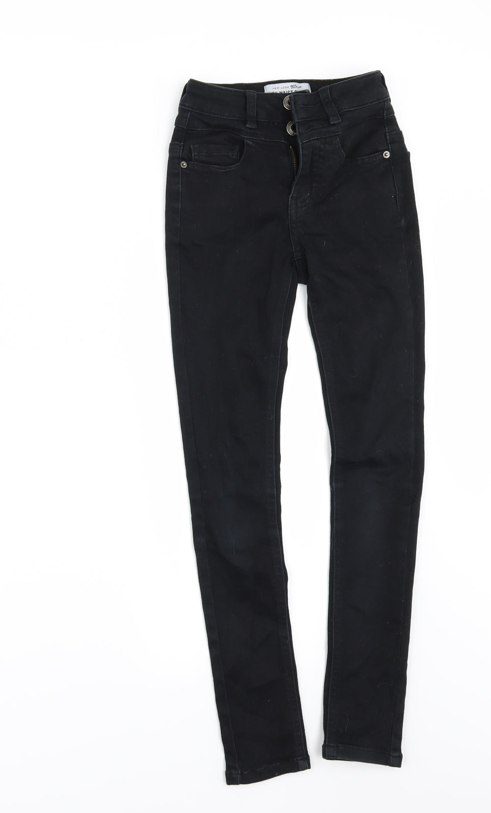 New Look Girls Black  Denim Skinny Jeans Size 9 Years