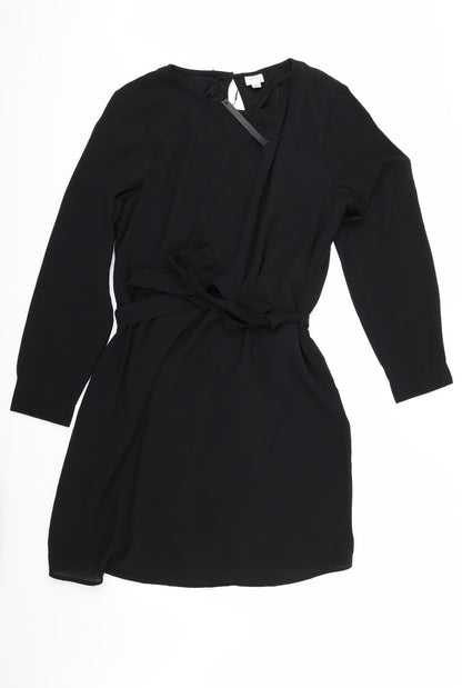 Jaqueline deYong Womens Black   Shirt Dress  Size 4