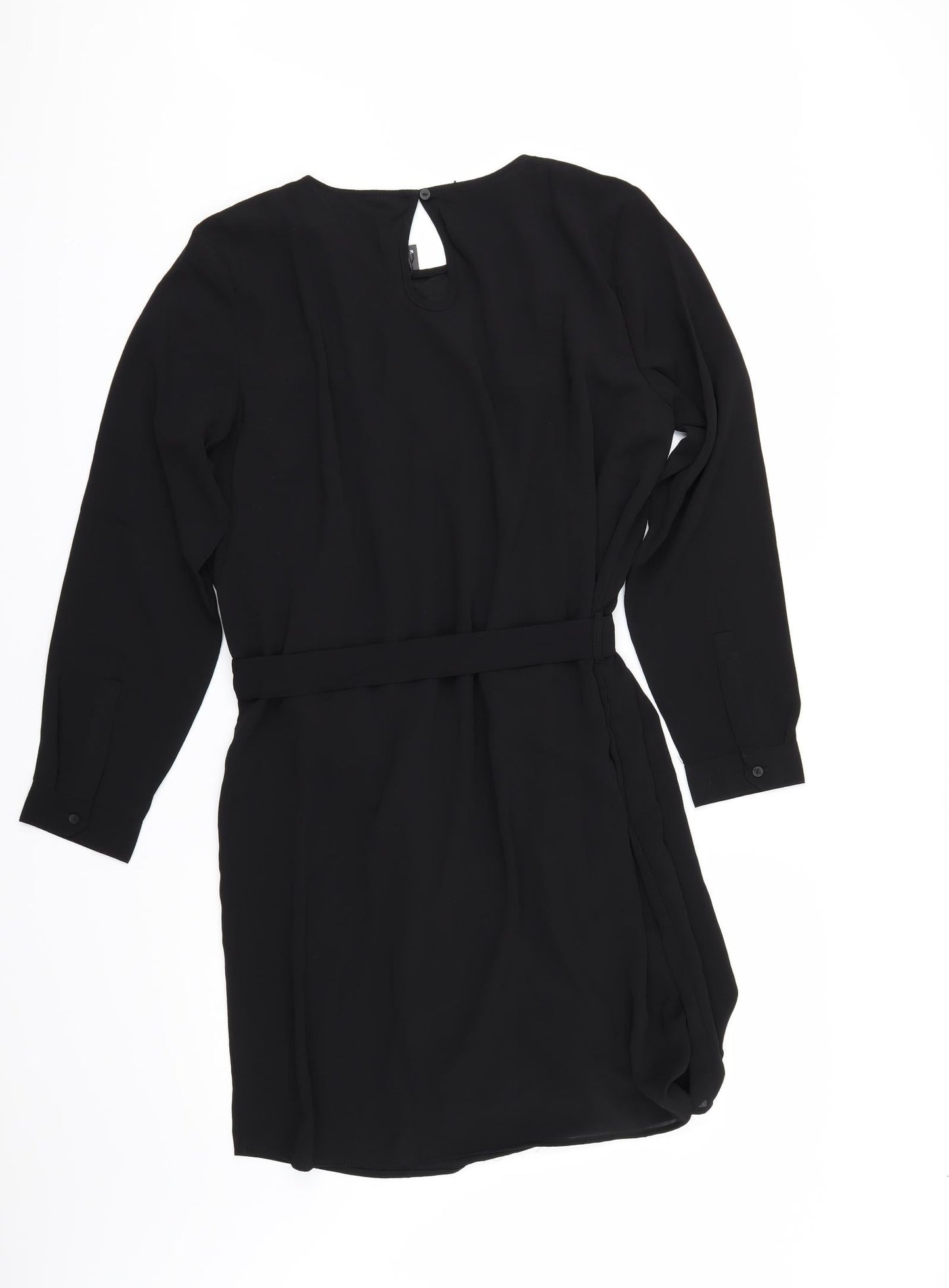 Jaqueline deYong Womens Black   Shirt Dress  Size 4