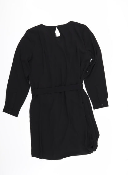 Jaqueline deYong Womens Black   Shirt Dress  Size 4