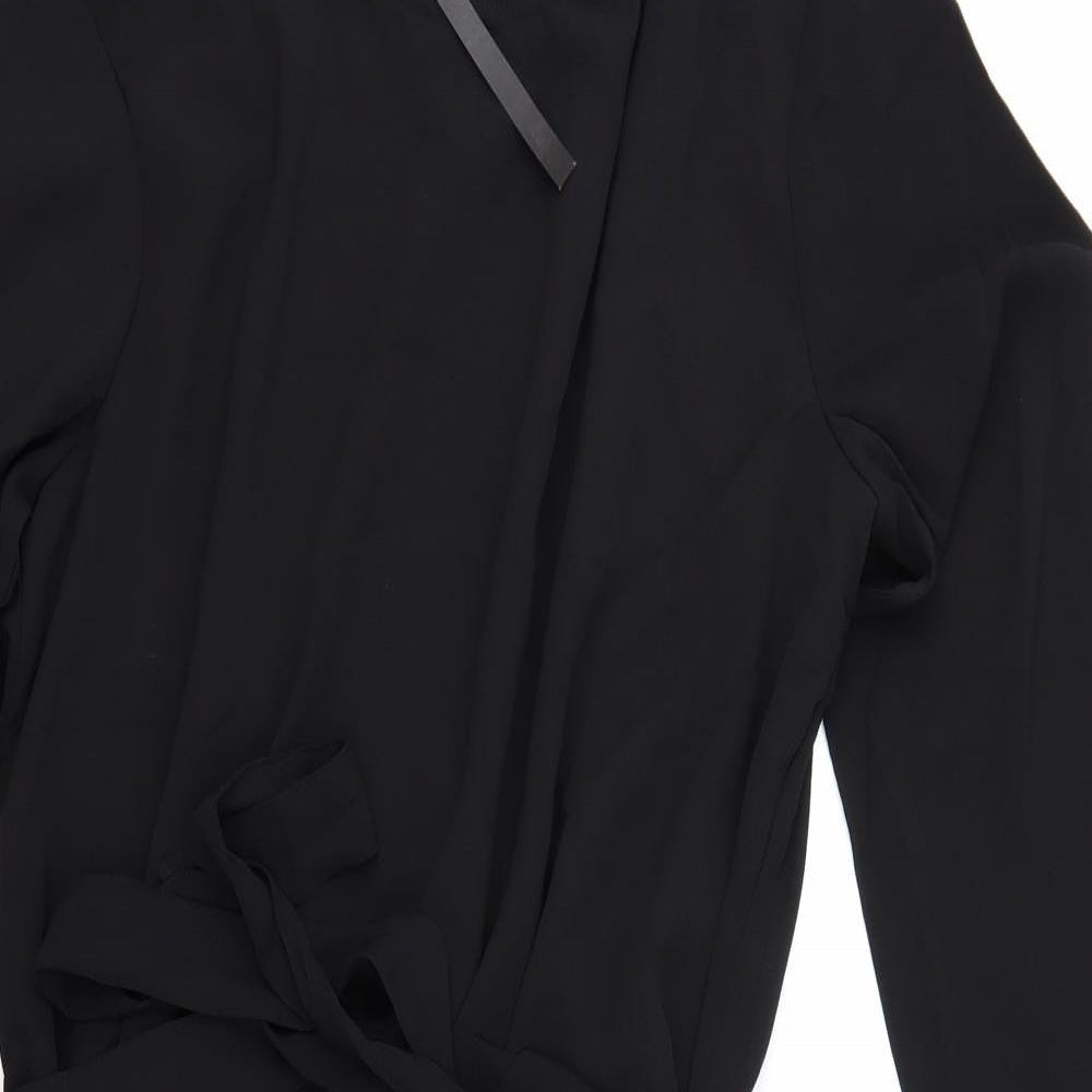 Jaqueline deYong Womens Black   Shirt Dress  Size 4