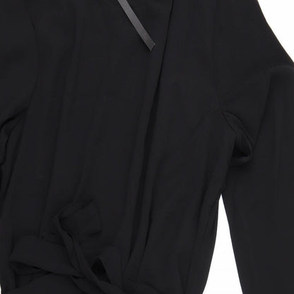 Jaqueline deYong Womens Black   Shirt Dress  Size 4