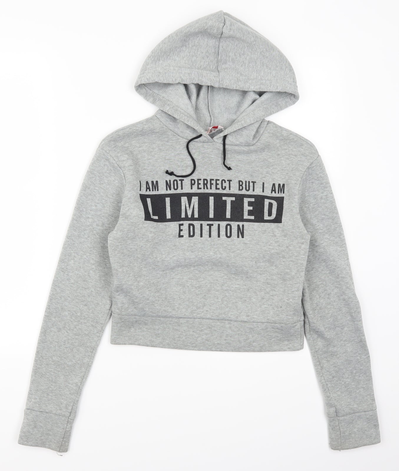 Style Plus Womens Grey   Pullover Hoodie Size S  - I Am Not Perfect But I Am Limited Edition